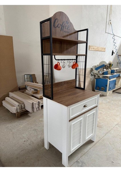 Kahve Köşesi Çekmeceli Çok Amaçlı Mutfak Dolabı Sepet fiyatları