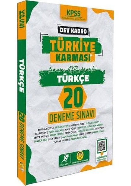 Tasarı Yayınları Kpss Türkiye Karması Türkçe 20 Deneme