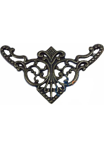 Dekoratif Köşe Süsü, Köşelik - Büyük, 31X55MM, Antik, 1 Adet - Lisinya