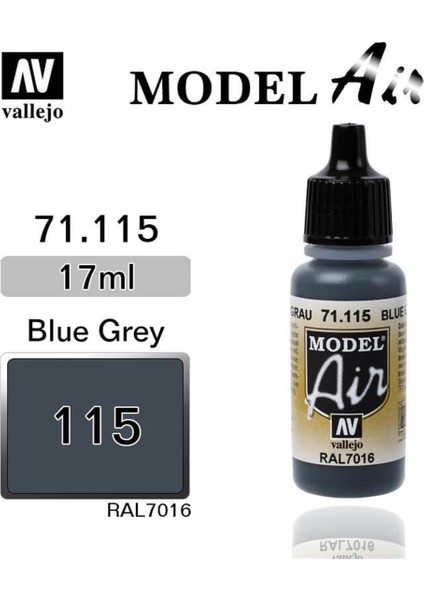 71115 18 ml. Blue Grey, Model Air Serisi Model Boyası fiyatları