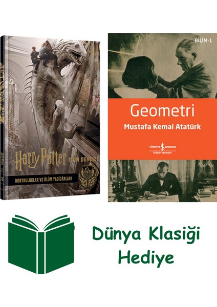 Harry Potter Film Dehlizi 3 - Hortkuluklar ve Ölüm Yadigârları + Geometri + Dünya Klasiği Hediye