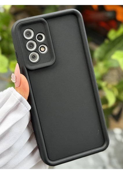 Galaxy A52 Uyumlu Mat Lansman Parmak Izi Bırakmaz Esnek Silikon Kılıf