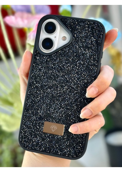 Iphone 16 Uyumlu Elmas Tasarımlı Taşlı Işıltılı Parlak Pırlanta Silikon Kılıf fiyatları
