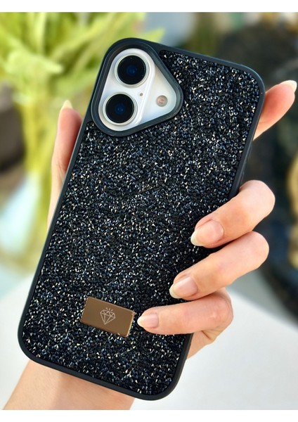 Iphone 16 Uyumlu Elmas Tasarımlı Taşlı Işıltılı Parlak Pırlanta Silikon Kılıf modelleri