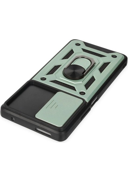 Xiaomi Mi 11T Pro Kılıf Pars Lens Yüzüklü Silikon - Yeşil - FKU6633-1816 fırsatları