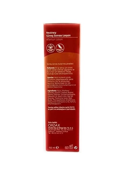 Orzax Neutracy Güneş Koruyucu Set Karma & Yağlı Ciltler Için - Güneş Kremi SPF50+ 150 ml + After Sun Losyon 150 ml