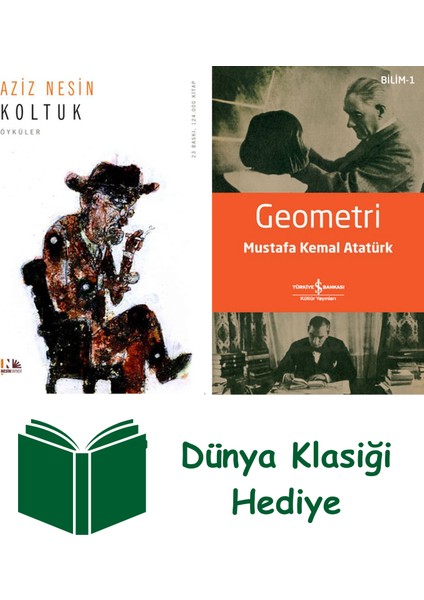 Koltuk + Geometri + Dünya Klasiği Hediye