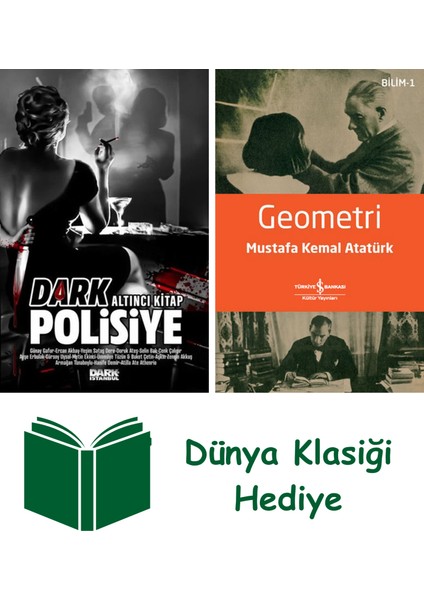 Dark Polisiye 6. Kitap + Geometri + Dünya Klasiği Hediye