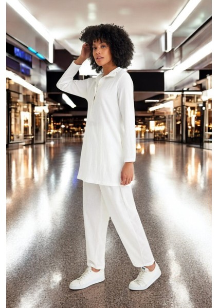 Baharlık Gömlek Yaka Rahat Elbise