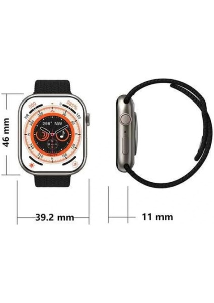 Akıllı Kol Saat Amoled Ekran Android ve Ios Uyumlu Arama Konuşma fırsatları