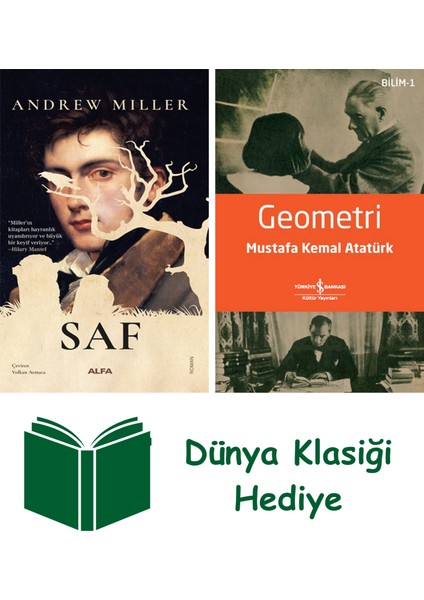 Saf + Geometri + Dünya Klasiği Hediye