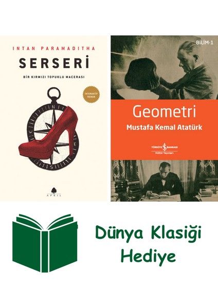 Serseri - Bir Kırmızı Topuklu Macerası + Geometri + Dünya Klasiği Hediye