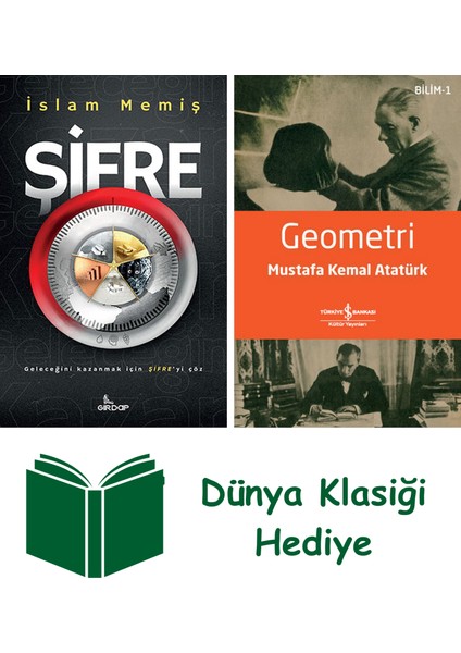 Şifre + Geometri + Dünya Klasiği Hediye