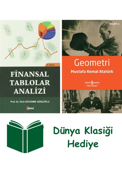 Finansal Tablolar Analizi + Geometri + Dünya Klasiği Hediye