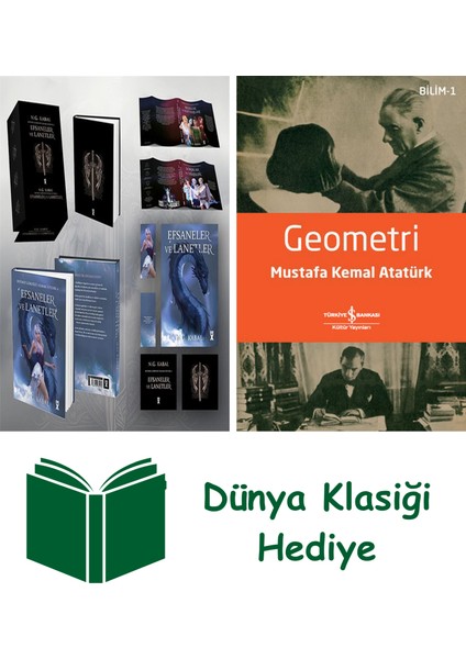 Hepimiz Gökyüzü Olmak Istedik 4 - Efsaneler ve Lanetler (Ciltli - Kutulu) + Geometri + Dünya Klasiği Hediye