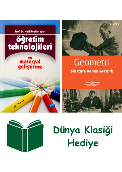 Öğretim Teknolojileri ve Materyal Geliştirme + Geometri + Dünya Klasiği Hediye