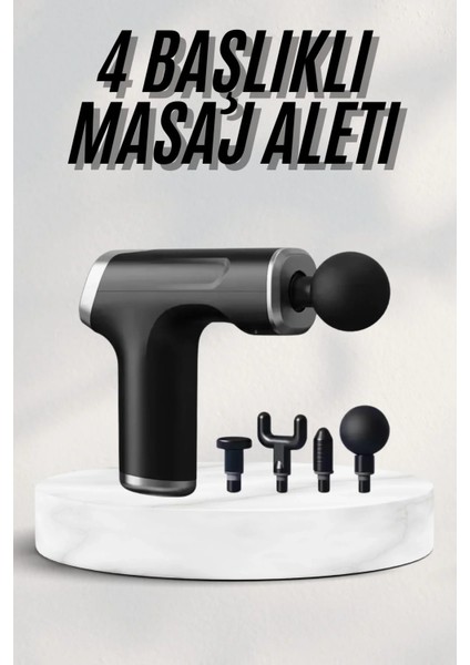 Masaj Tabancası 24V Type-C Hızlı Şarj Girişli Masaj Aleti Uzun Ömürlü