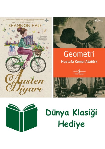 Austen Diyarı + Geometri + Dünya Klasiği Hediye