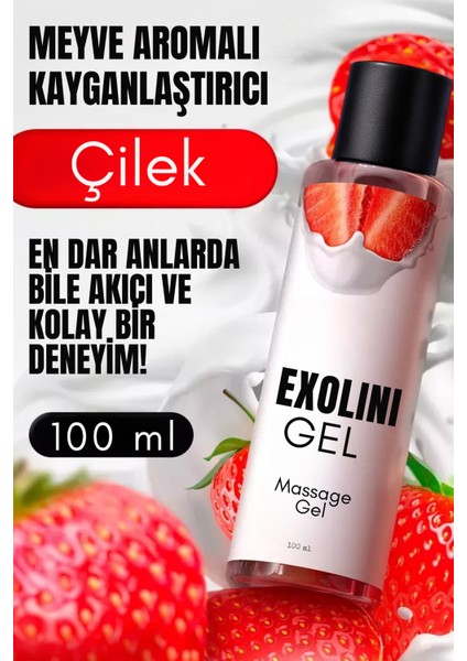 Çilek Aromalı Anal Jel 100 ml | Tatlı Temas, Akıcı Dokunuş, Konforlu Deneyim