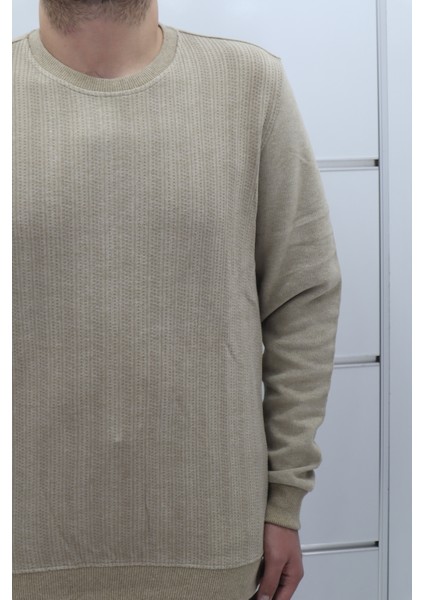 Fistan Store Erkek Desenli Spor Kesim Normal Kalıp Bisiklet Yaka Selanik Kumaşlı Kışlık Kazak fiyatları