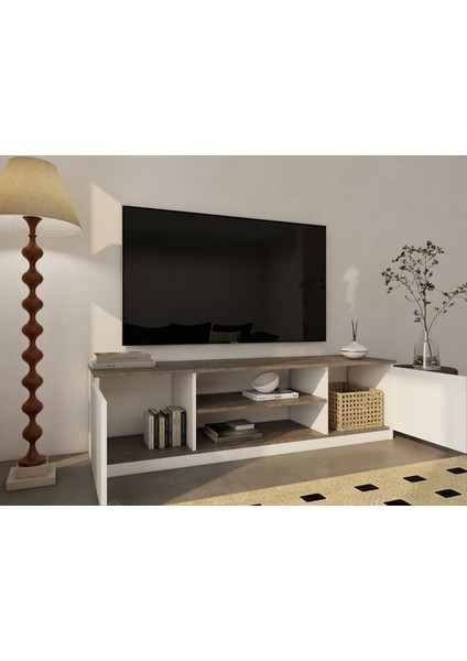 Bade Tv Ünitesi Hanoi Beyaz modelleri