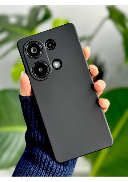 Redmi Note 13 4g Uyumlu Içi Kadife Lansman Esnek Silikon Kılıf
