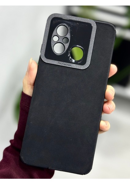 Redmi 12C Uyumlu Siyah Alcantara Tasarımlı Silikon Kılıf fiyatları
