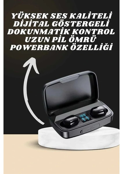 Yeni Nesil Akıllı Saat ve Bluetooth Kulaklık Kampanyası Dokunmatik Kare 7 Kordonlu