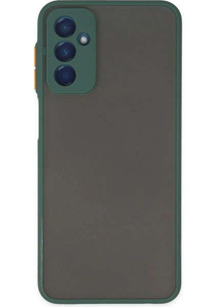 Samsung Galaxy M13 Kılıf Montreal Silikon Kapak - Yeşil (K95)