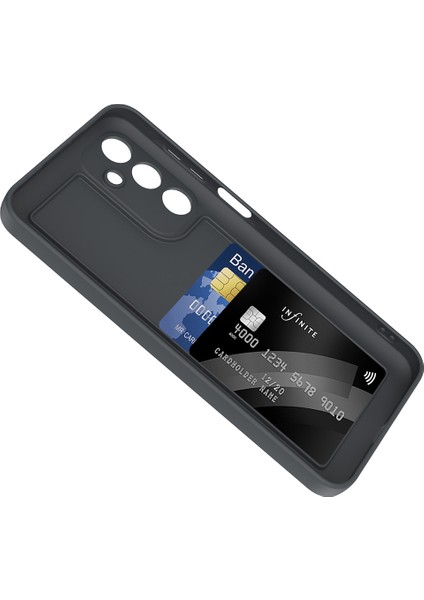 Spia Galaxy A16 Kılıf Kamera Korumalı Kartlık Hazneli Spıa Vitra Kapak - Mürdüm