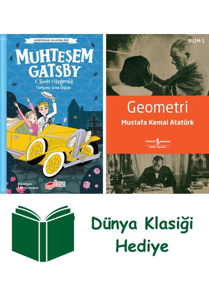 Muhteşem Gatsby + Geometri + Dünya Klasiği Hediye