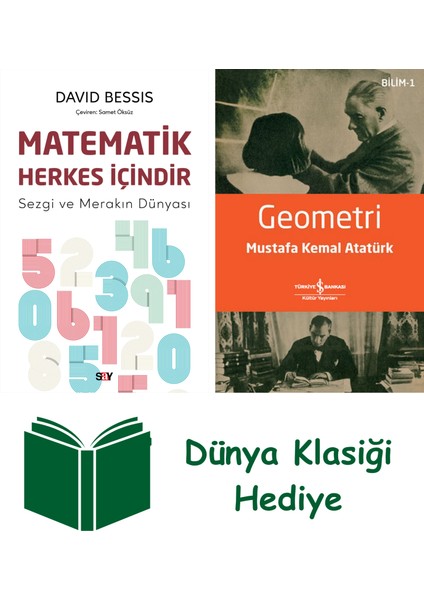 Matematik Herkes Içindir + Geometri + Dünya Klasiği Hediye