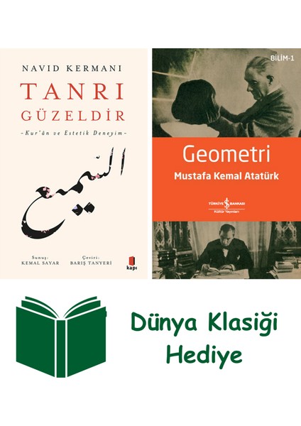 Tanrı Güzeldir + Geometri + Dünya Klasiği Hediye
