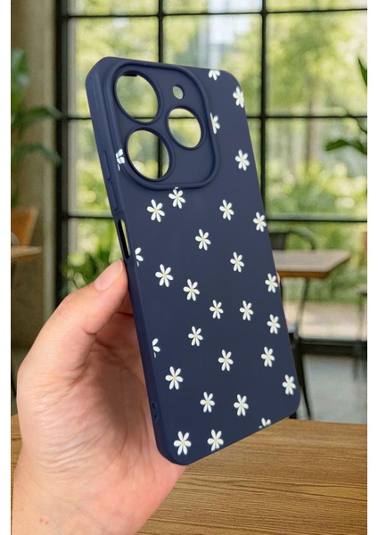 Tecno Spark 10 Pro Uyumlu Mini Papatya Desenli Silikon Darbe Emici Klasik Korumalı Rubber Kılıf fırsatları