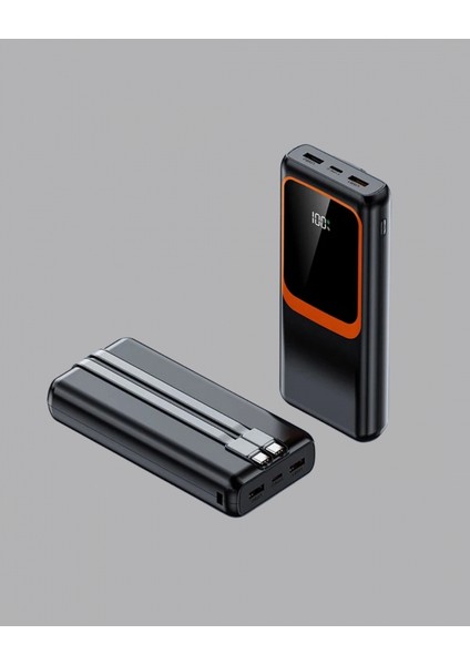 Powerbank 20000 Mah 22.5W Hızlı Şarjlı ve Kompakt Çoklu Kablo Çıkışlı modelleri