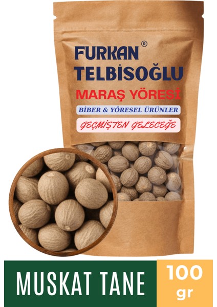 Muskat Tane - ( Organik, Elenmiş, Katkısız ) 100GR