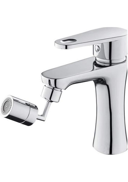 Sıladanal® 720 Derece Dönebilen 4 Filtreli Tüm Musluk Tipleri Ile Uyumlu Montaj Aparatlı Musluk Başlık