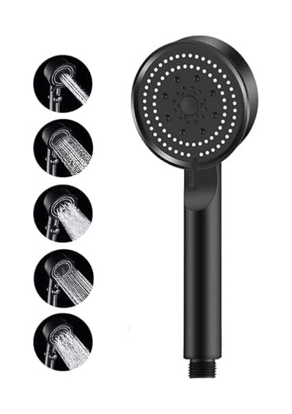 Turbo Duş Başlığı, Yüksek Basınçlı El Duşu, 5 Fonksiyonlu Duş Başlığı 1.sınıf Kaliteli Malzeme modelleri