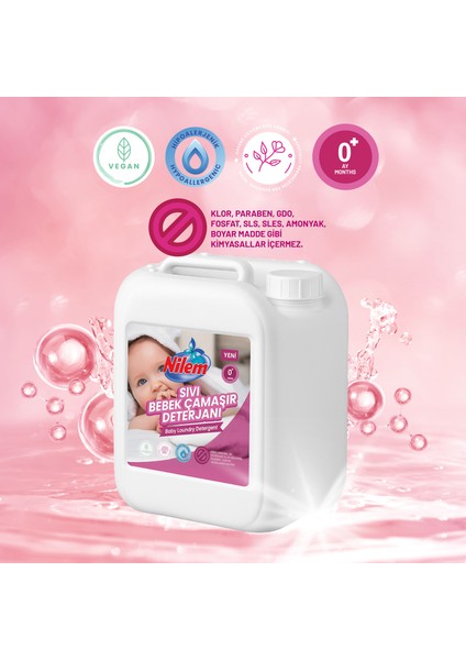 Sıvı Bebek Çamaşır Deterjanı 5 L fiyatları