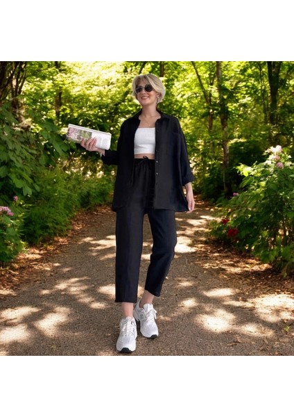 Yazlık Alt Üst Rahat Keten Takım indirimleri