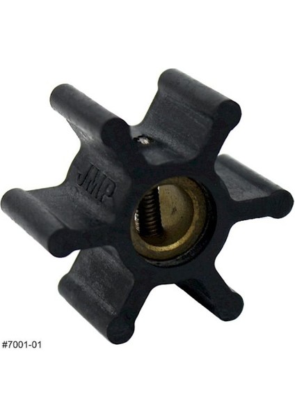 7001K Jmp Marine Flexible Impeller Kit (Jabsco 4528-0001, Johnson 09-806B, Perkins 24880272, Onan 132-0859, Sherwood 9979, Volvo Penta 803729, 833550, 875807, 876554-7, 3586494, Yanmar 104211-42071)
