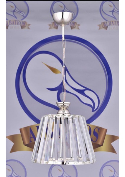 Tekli Kristal Avize Konik Gold - Krom fiyatları