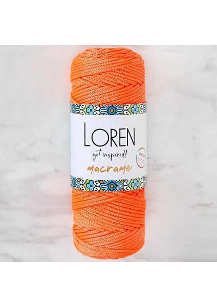 Loren Macrame Neon Turuncu El Örgü Ipi - L113