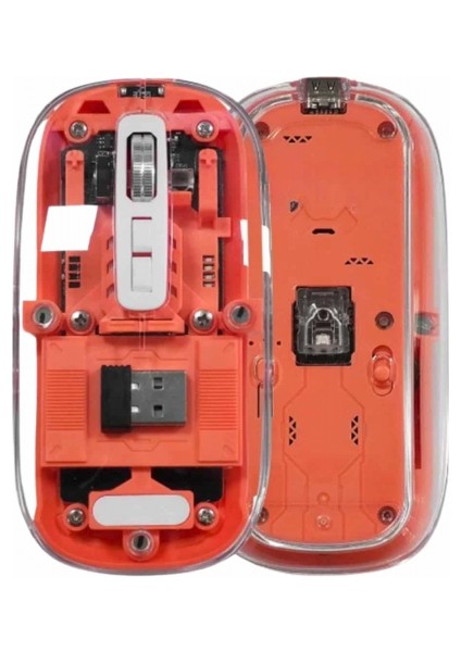 Kablosuz Mouse Fare Şarjlı Bluetooth Wireless Çift Modlu Sessiz modelleri