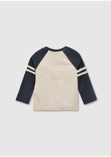 Lacivert Erkek Bebek Uzun Kollu Baskılı T-Shirt 2059 fiyatları