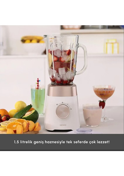 Smotie Blender 1000 W Güç, 1,5 L Cam Hazne Buzlu Içecekler Ya Da Soğuk Karışımlar Paslanmaz Çelik Bıçaklar ve 2 Kademeli Hız modelleri