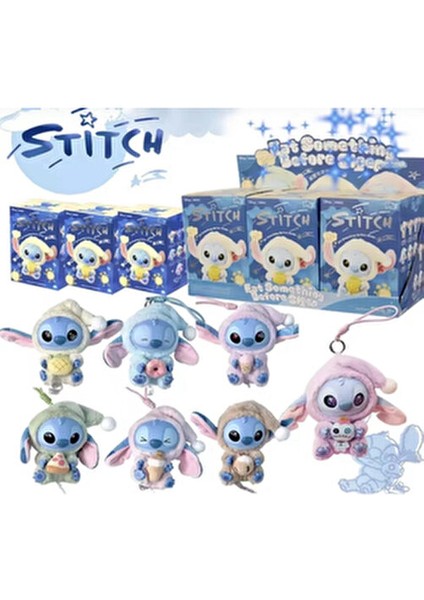 Stitch Peluş Oyuncak Labubu 15CM 1 Adet Figür Kutulu Oyuncak