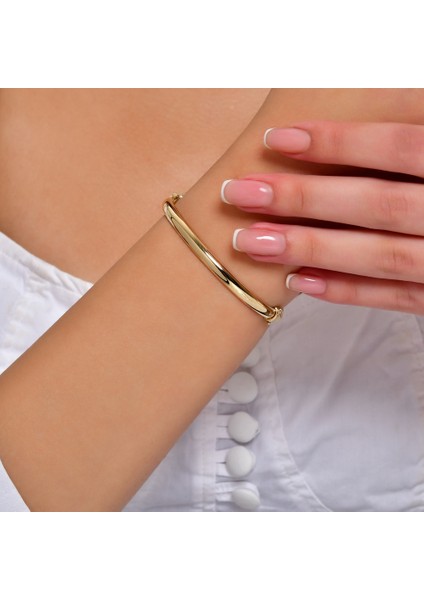 Altın Kelepçe Bilezik - 14K modelleri