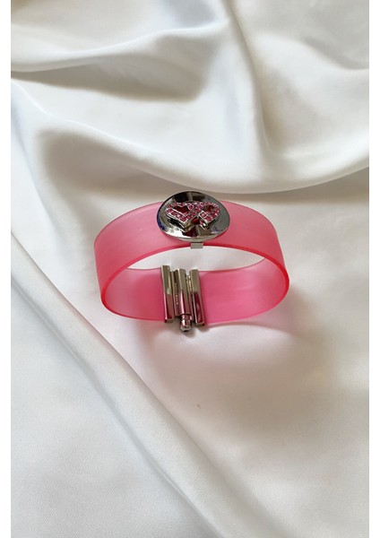 Kalp Detay Silikon Bileklik modelleri