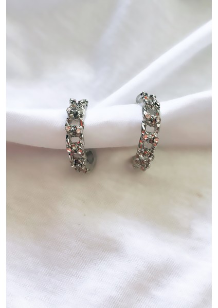 Gümüş Renk Halka Küpe fiyatları